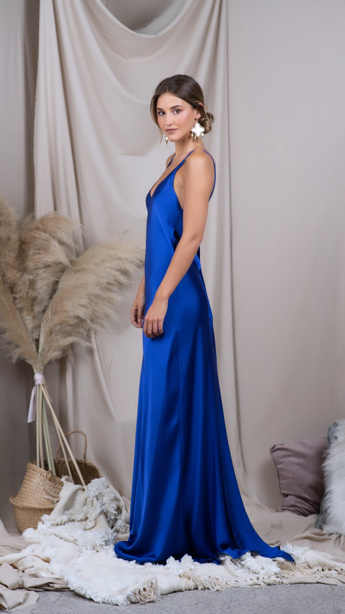 Colomba Blueberry Dress Ange Eyzaguirre Internacional Colomba Blueberry Dress Ange Eyzaguirre Internacional