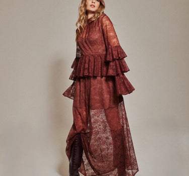 Vestido de chocolate Rêves d'Or