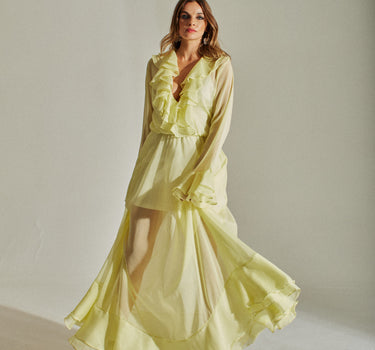 Éther Yellow Dress
