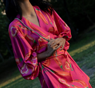 Vestido cruzado Uchú