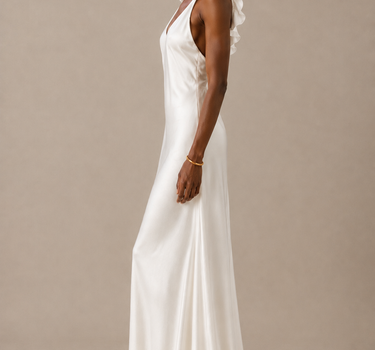 Ruffles Butter Wedding Dress