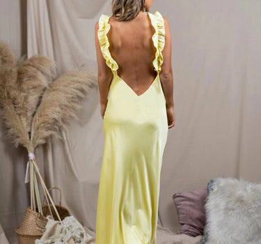 Ruffles Yellow Dress