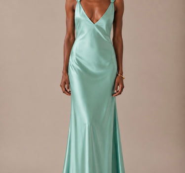 Ruffles Acqua Dress