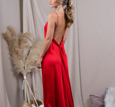 Vestido Colomba Rojo/Naranja