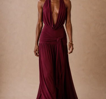 Caletea Burgundy Dress