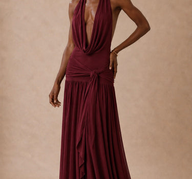 Caletea Burgundy Dress