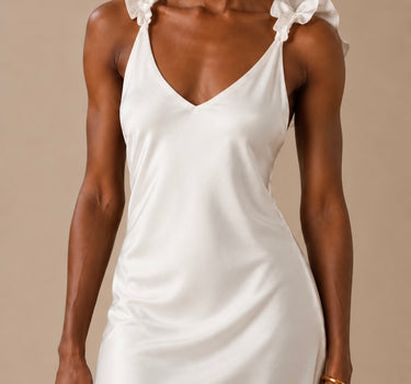 Ruffles Butter Wedding Dress
