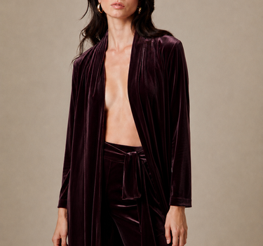 Velvet Chocolate Kimono