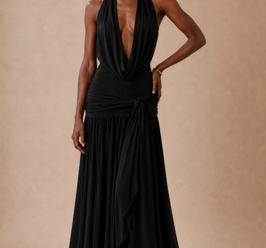 Caletea Black Dress