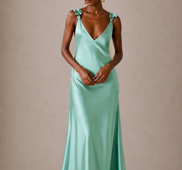 Ruffles Acqua Dress