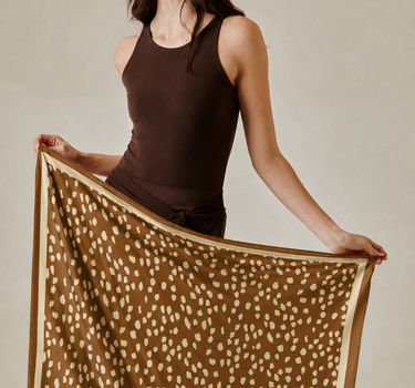 Bambi Terracotta Scarf