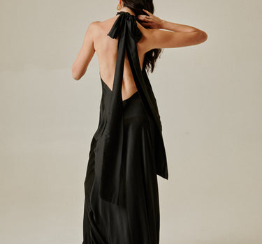 Halter Black Dress
