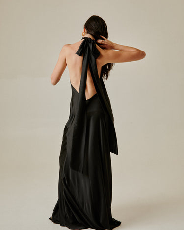 Halter Black Dress