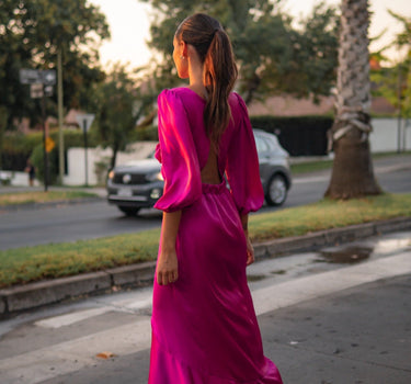 Cali Fuchsia Dress