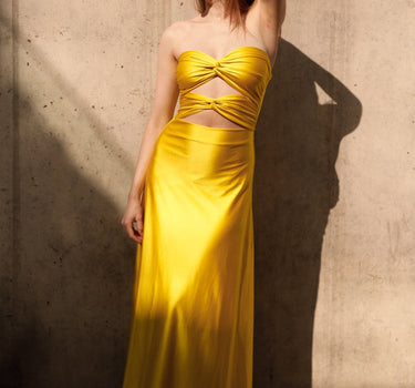 Vestido amarillo de Juliana