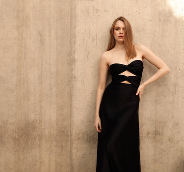Vestido negro de Juliana
