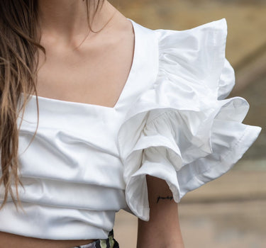 Cloé White Blouse