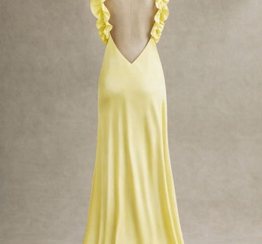 Ruffles Yellow Dress