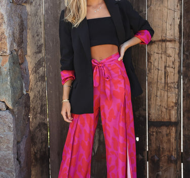 Blazer rojo/fucsia