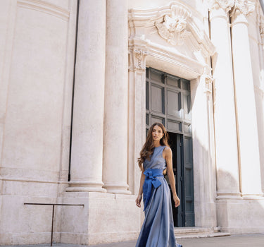 Luna Lavender Blue Dress