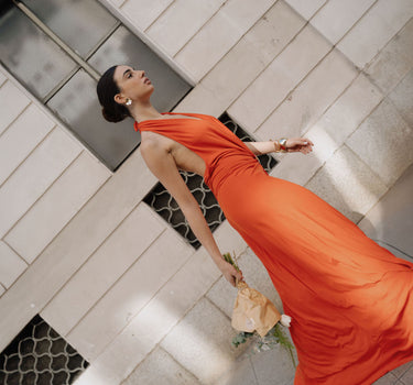 Goia Tangerine Dress