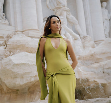 Ravello Pistachio Dress